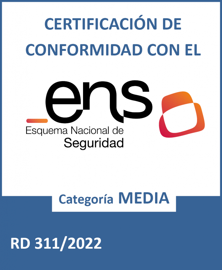 Certificado ENS Categoría Media
